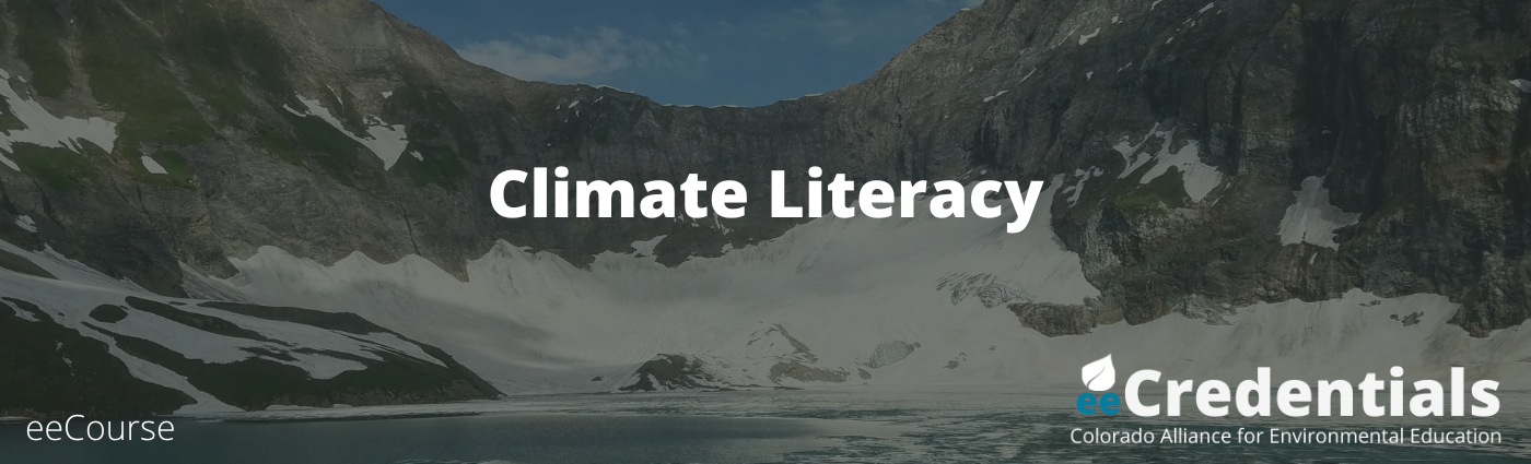 Climate Change Literacy eeCourse Banner